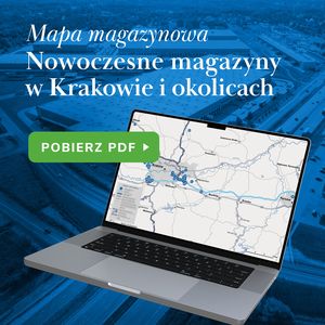 Mapa magazynowa - Nowoczesne magazyny w Krakowie i okolicach